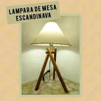 LÁMPARA DE MESA ESCANDINAVA