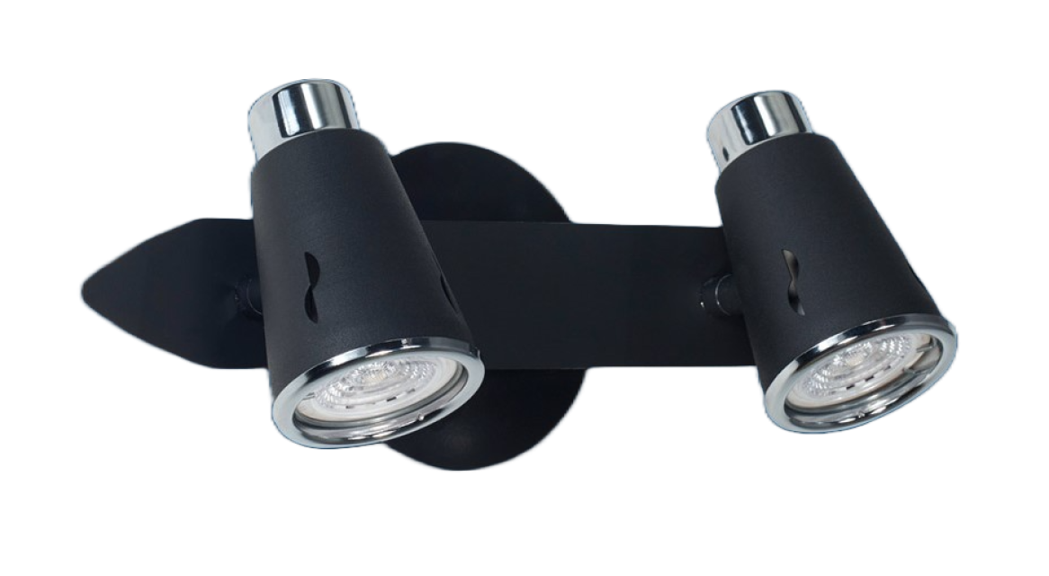 SERIE FONIX 2 LUCES EN NEGRO